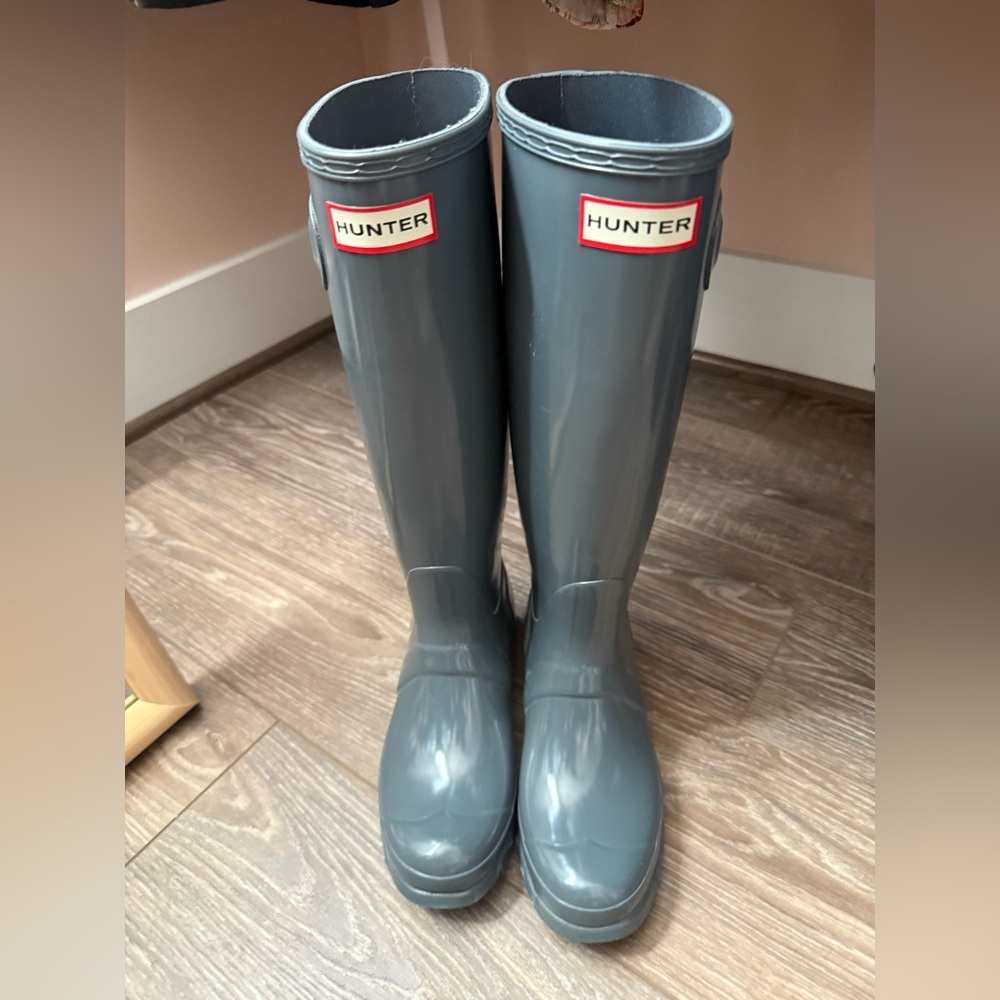 Hunter Classic Slate Rain Boots